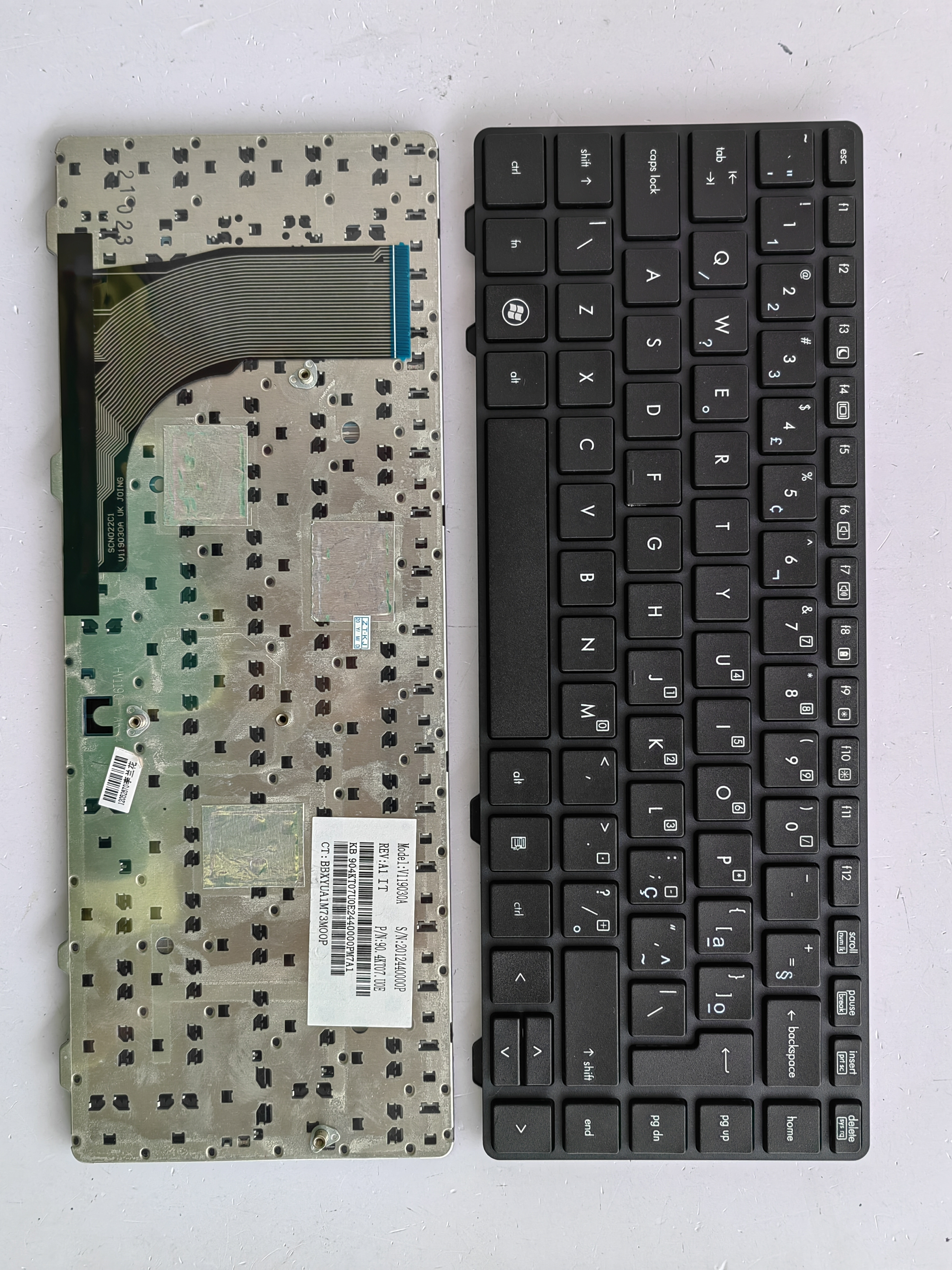 Picture of New Replacement Laptop Keyboard For HP 6360B BLACK FRAME BLACK (OEM) BR Layout
